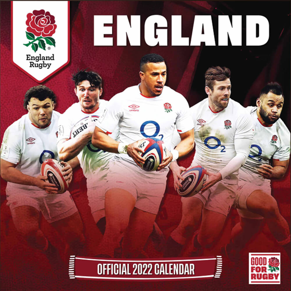 Image of Official England Rugby Union 2022 Calendar