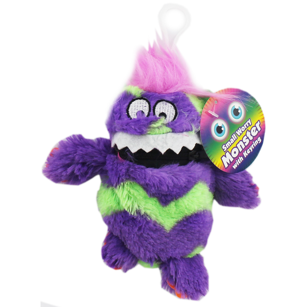 Image of Small Worry Monster Keyring - Assorted