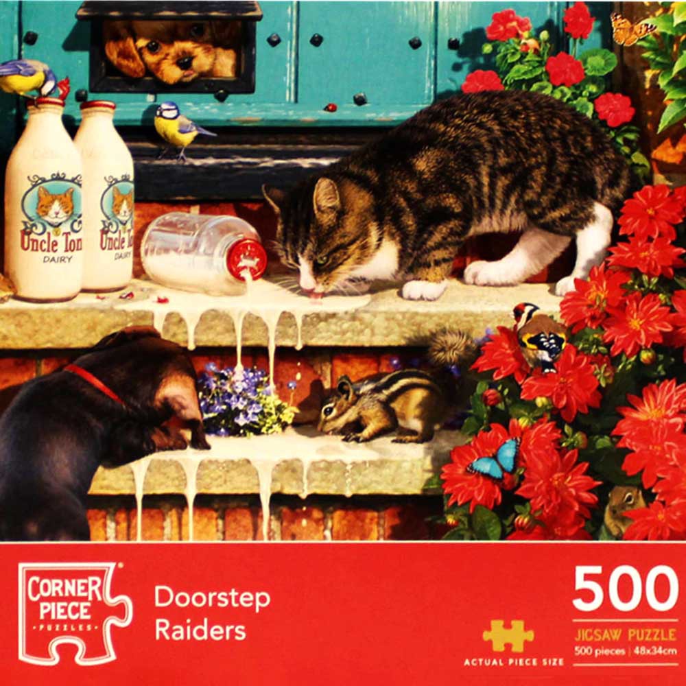 Image of Doorstep Raiders 500 Piece Jigsaw Puzzle