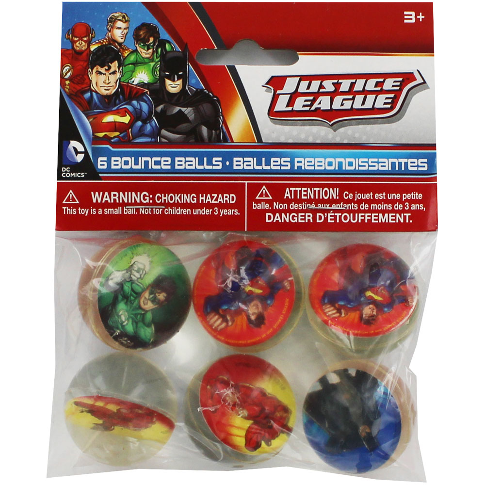 Image of Justice League Bounce Balls - 6 Pack