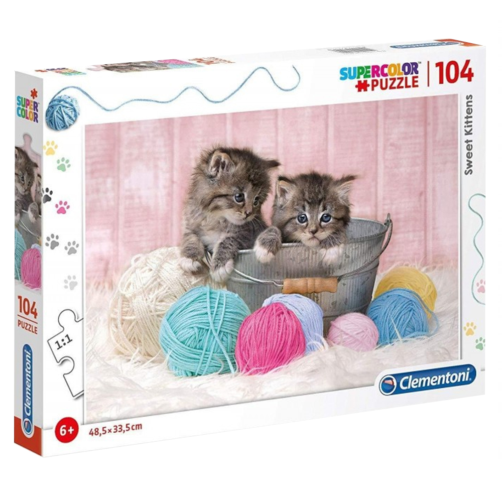 Image of Sweet Kittens 104 Piece Jigsaw Puzzle