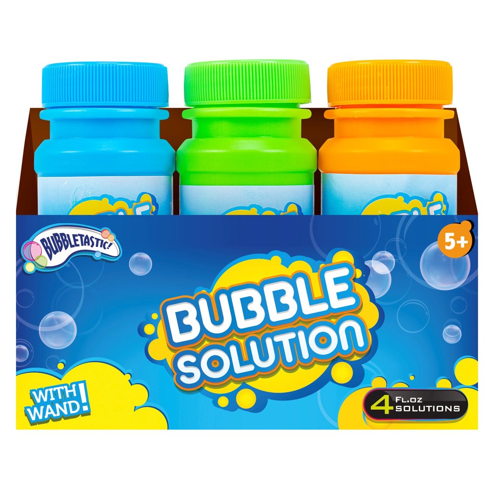 Image of Bubble Bottles And Wands: Pack Of 3