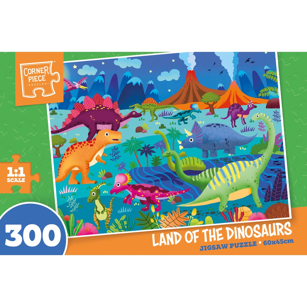 Image of Land Of The Dinosaurs 300 Piece Jigsaw Puzzle