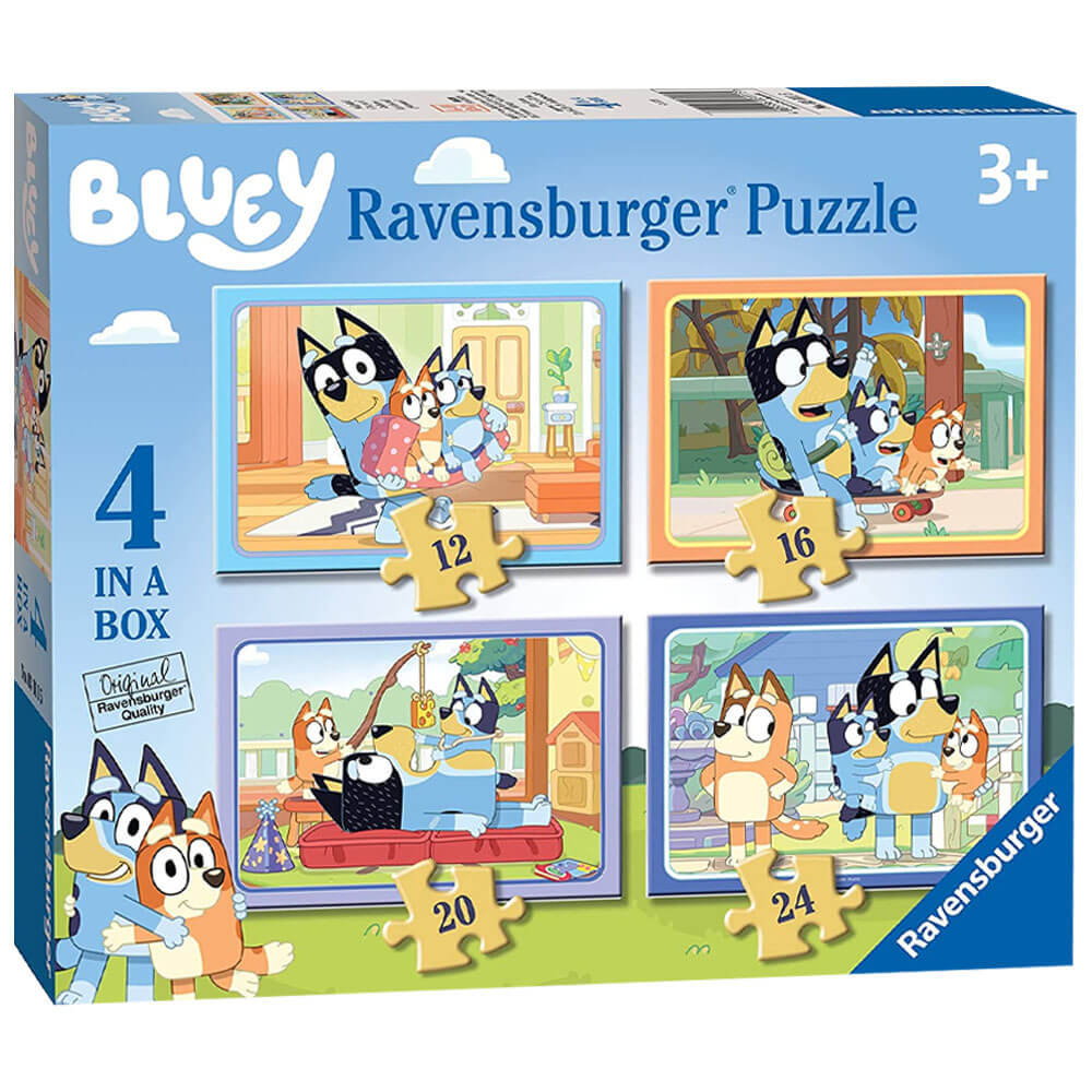 Bluey 4 in a Box Jigsaw Puzzles Bluey 4 in a Box Jigsaw Puzzles