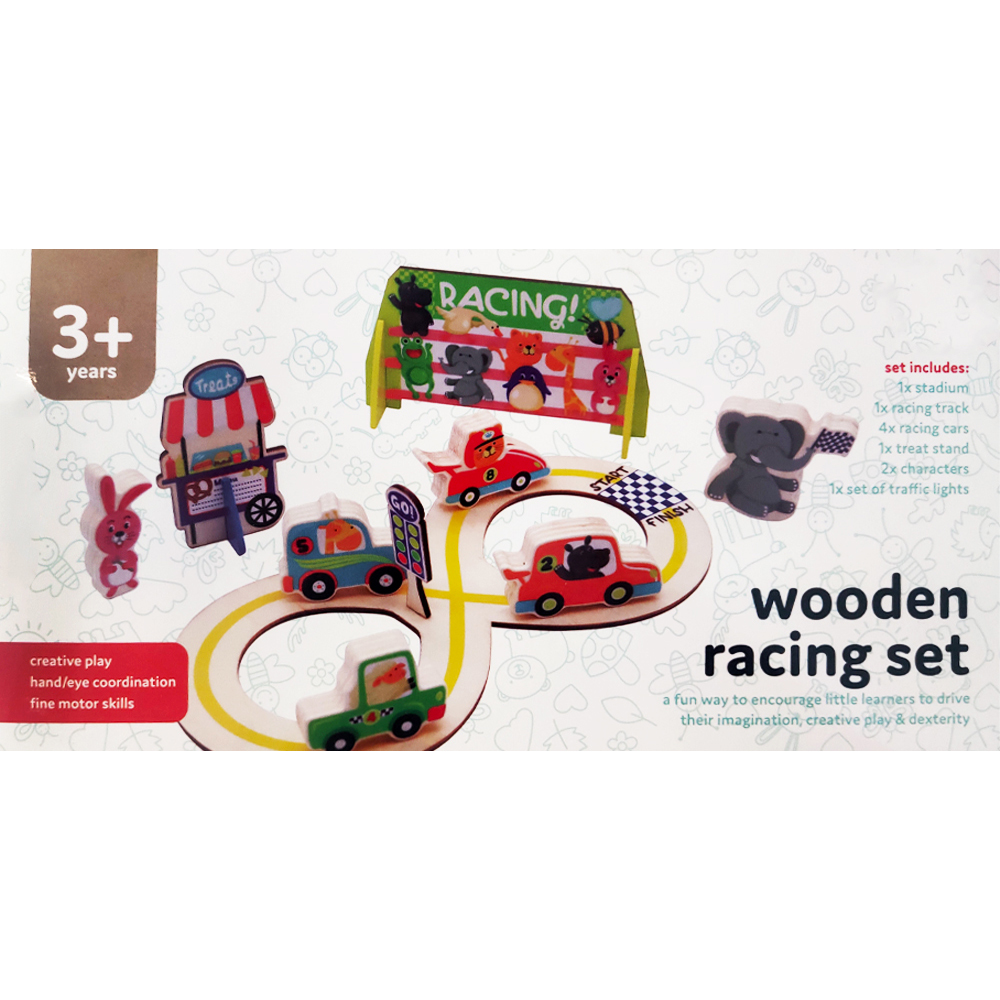 Image of Wooden Racing Set
