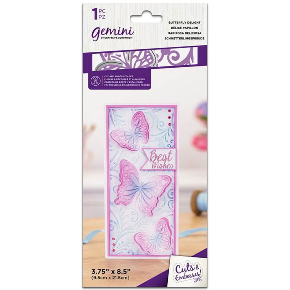 Image of Gemini Cut And Emboss Folder: Butterfly Delight