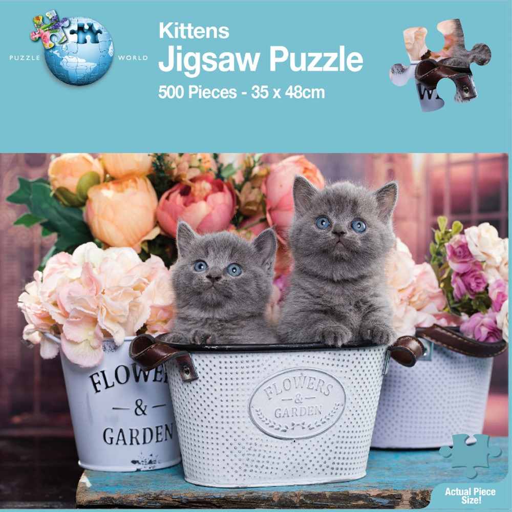 Image of Kittens 500 Piece Jigsaw Puzzle