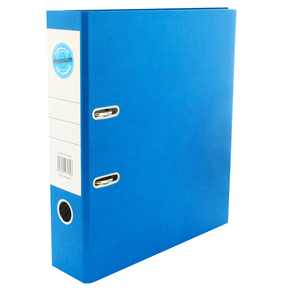 Image of A4 Blue Lever Arch File