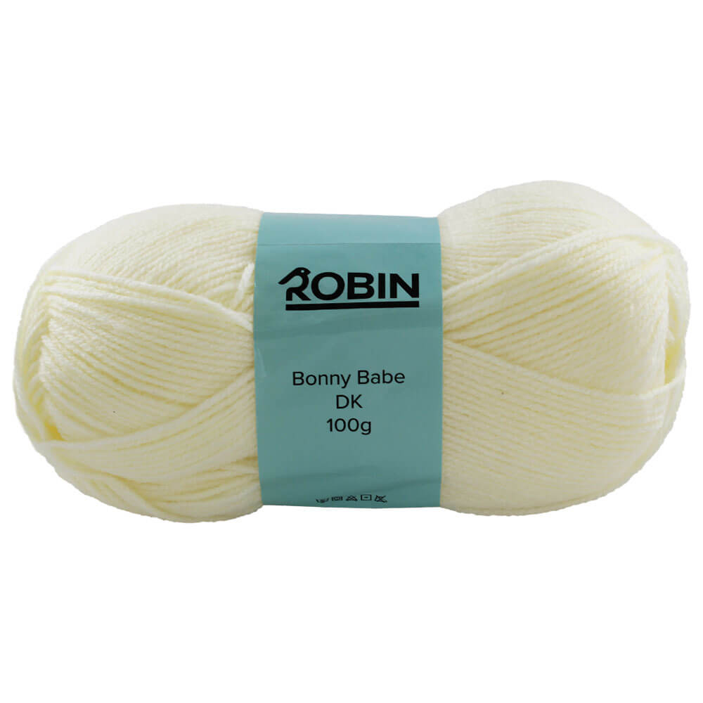Image of Robin Bonny Babe Dk: Cream Yarn 100G