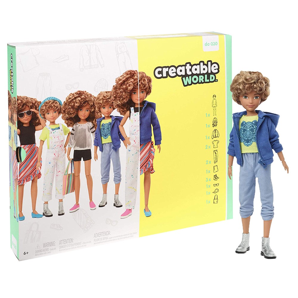Image of Creatable World Deluxe Character Kit: Blonde Curly Hair