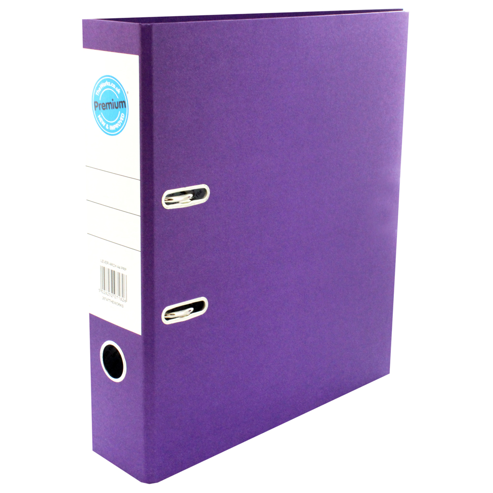 Image of A4 Purple Lever Arch File