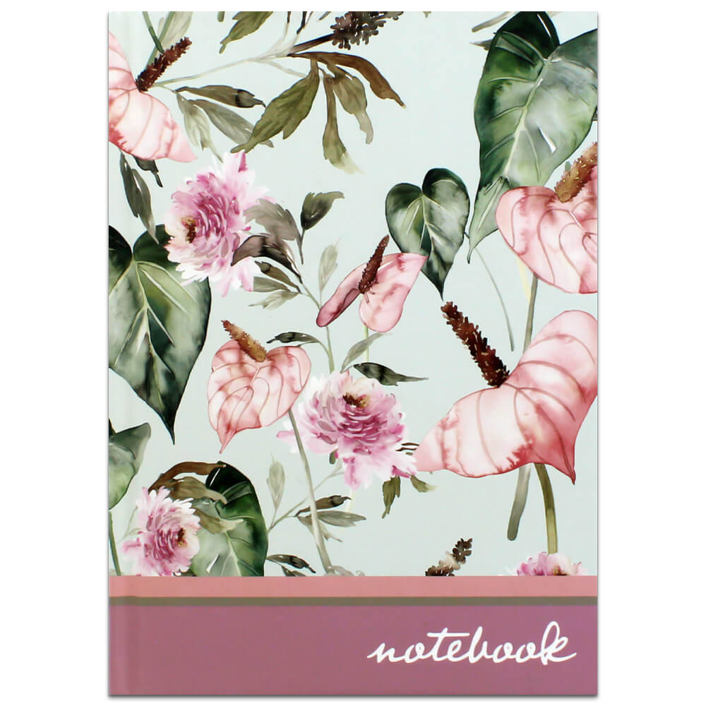 Image of A5 Pastel Floral Notebook