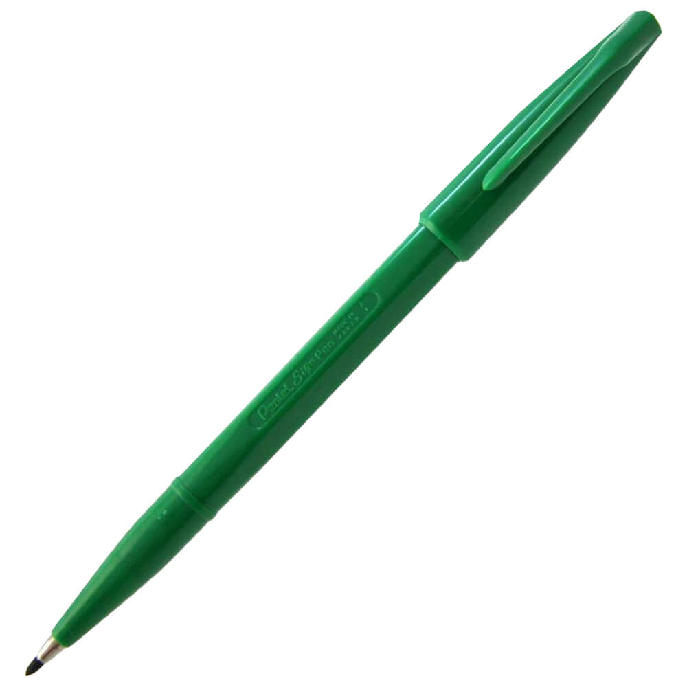 Image of Pentel Sign Fibre Tip Pen: Green