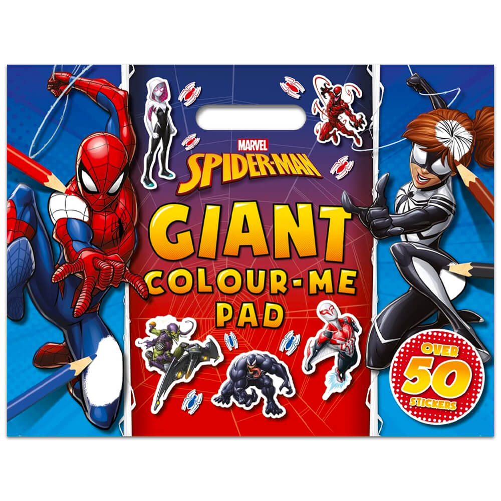 Marvel Spider-Man: Giant Colour Me Pad – Kids Activity Books (Paperback) Marvel Spider-Man: Giant Colour Me Pad – Kids Activity Books (Paperback)