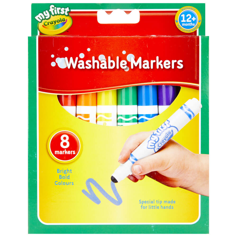 Image of Crayola My First Washable Markers: Pack Of 8