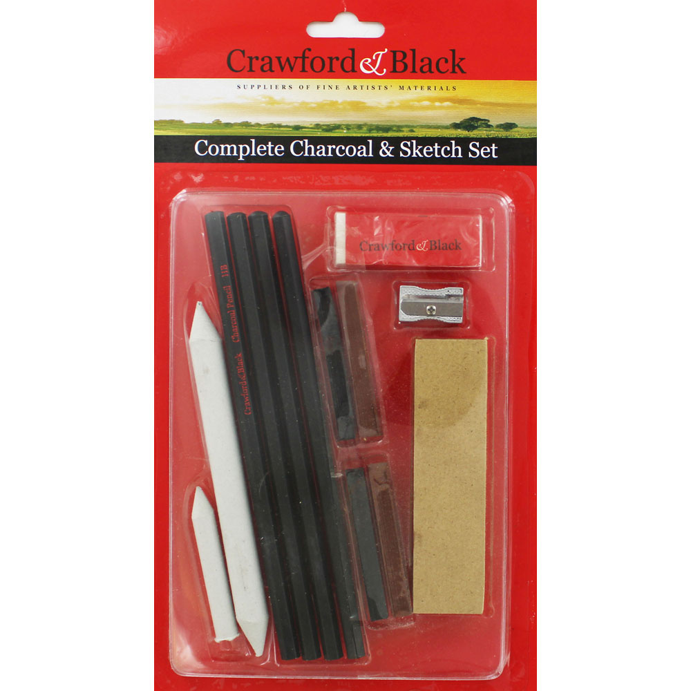 Complete Charcoal And Sketch Set