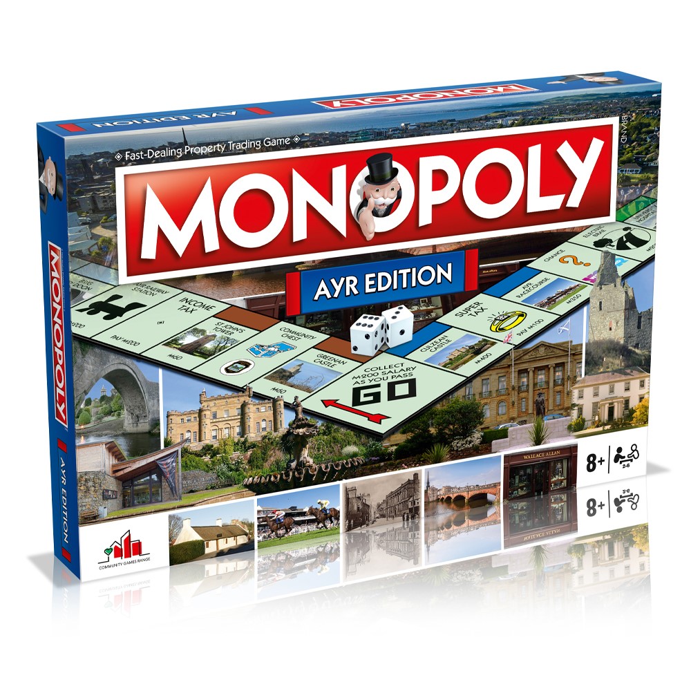 Image of Ayr Monopoly Board Game
