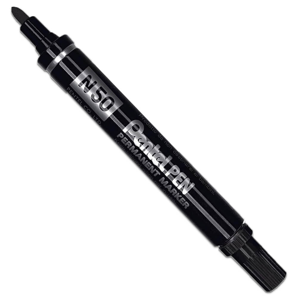 Image of Bullet Tip Permanent Marker Pen: Black