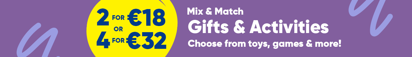 2 for &euro;18 Gifts & Activities