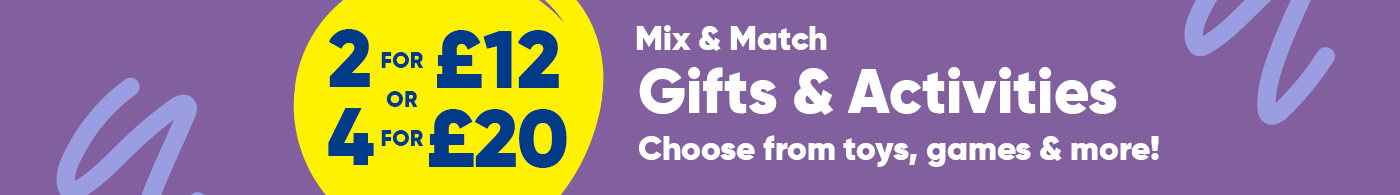 2 for &pound;12 Gifts & Activities